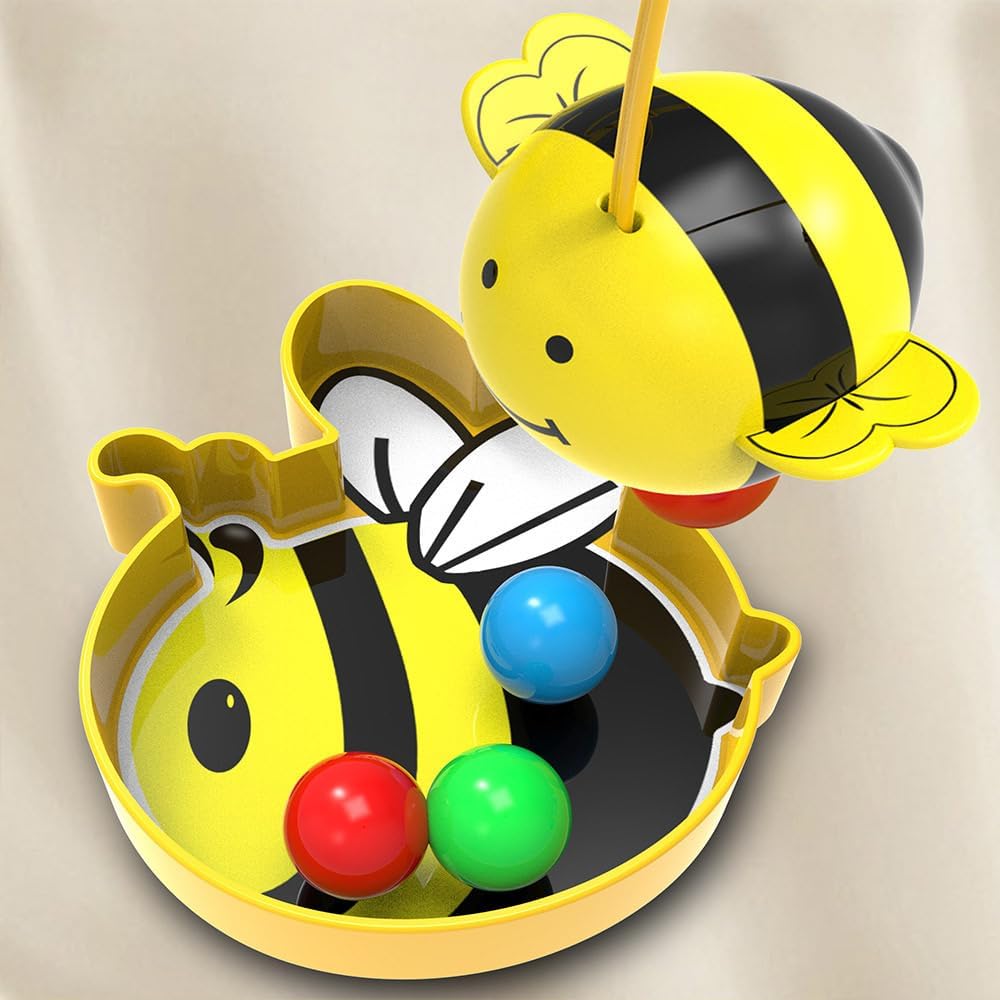 Bee-Shaped Plastic Interactive Toy – Fun Multiplayer Educational Game for Family & Friends