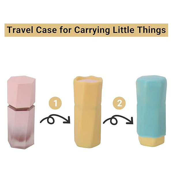 24-Pack Silicone Travel Bottle Sleeves – Leak-Proof Elastic Bottle Caps in 4 Sizes