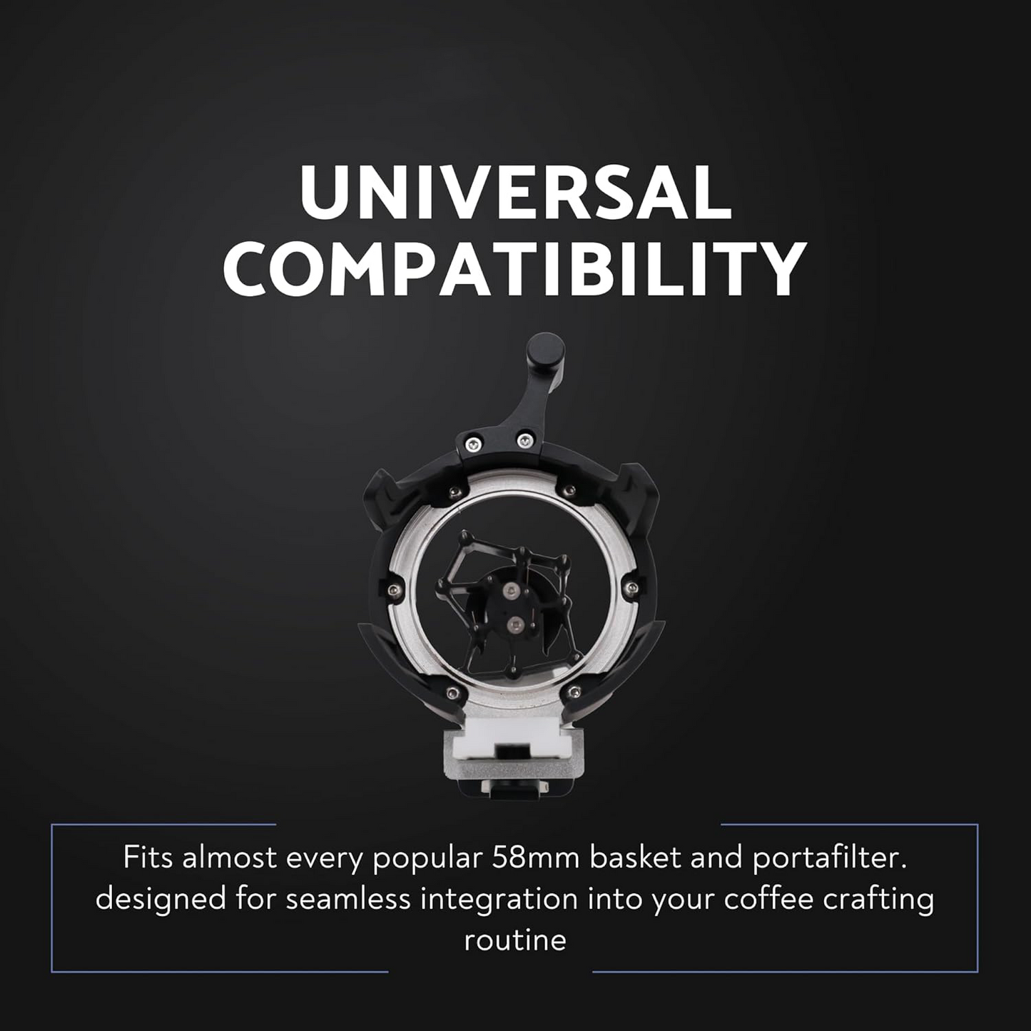 AutoComb Espresso WDT Tool – 12-Pin Coffee Stirrer with Adjustable Depth