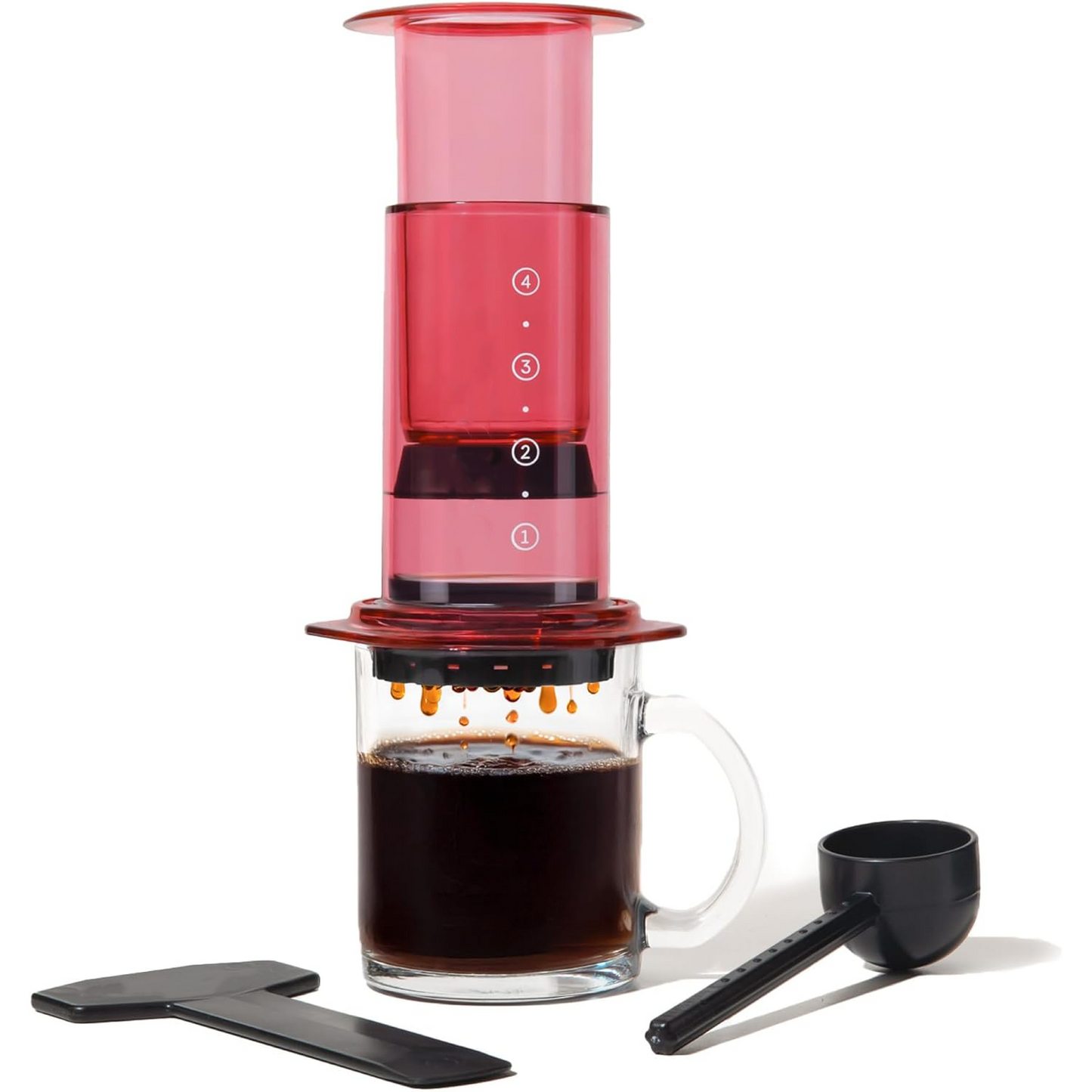 Clear Coffee Maker – 3-in-1 French Press, Pour-Over & Espresso