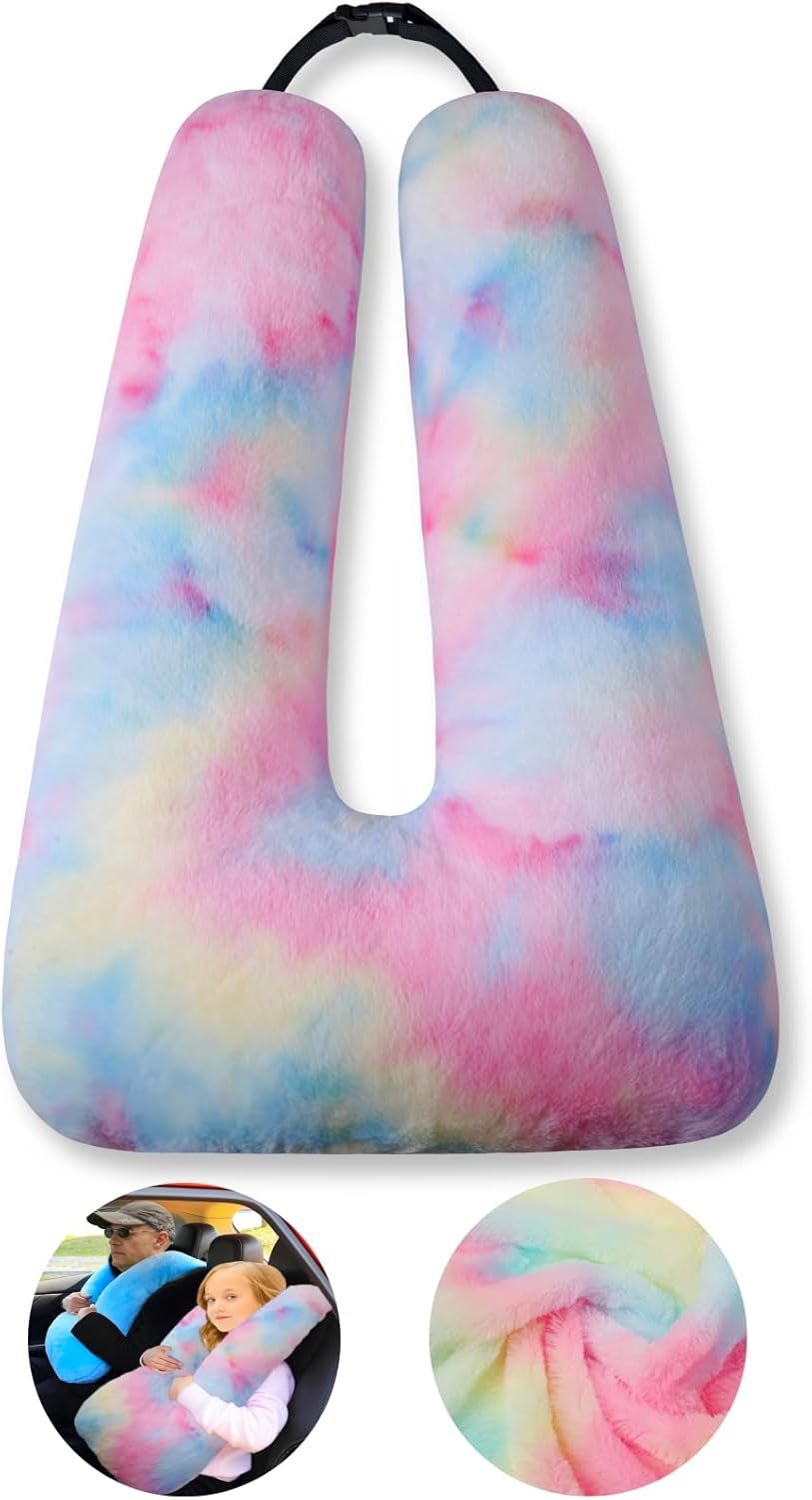 Travel Pillow for Car Back Seat – Comfortable Neck Cushion for Kids & Adult