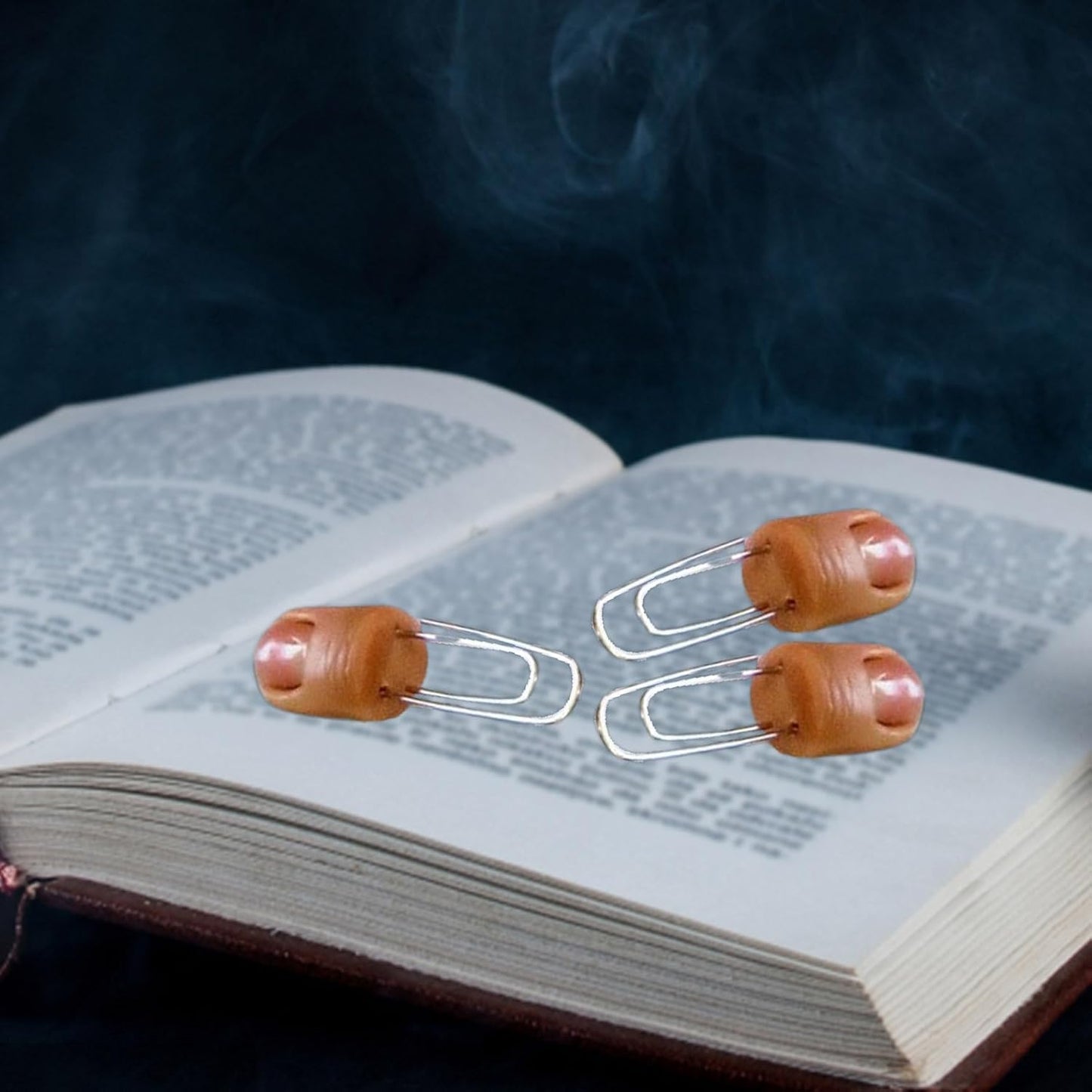 Creepy Finger Bookmarks – Fun Paperclip Bookmark Set | Resin Finger Clips for Halloween