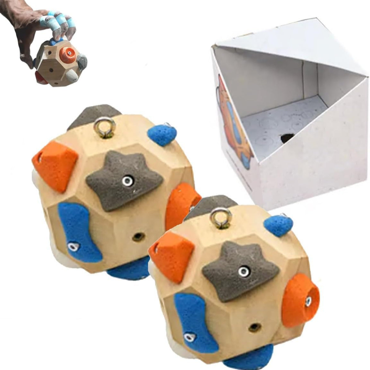 Boulder Block – Tactile Finger Climbing Game for Strength & Fun