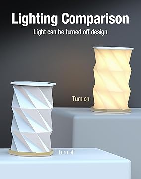 Portable Folding Desk Lamp with USB Rechargeable Battery – 3-Level Dimmable Touch Night Light