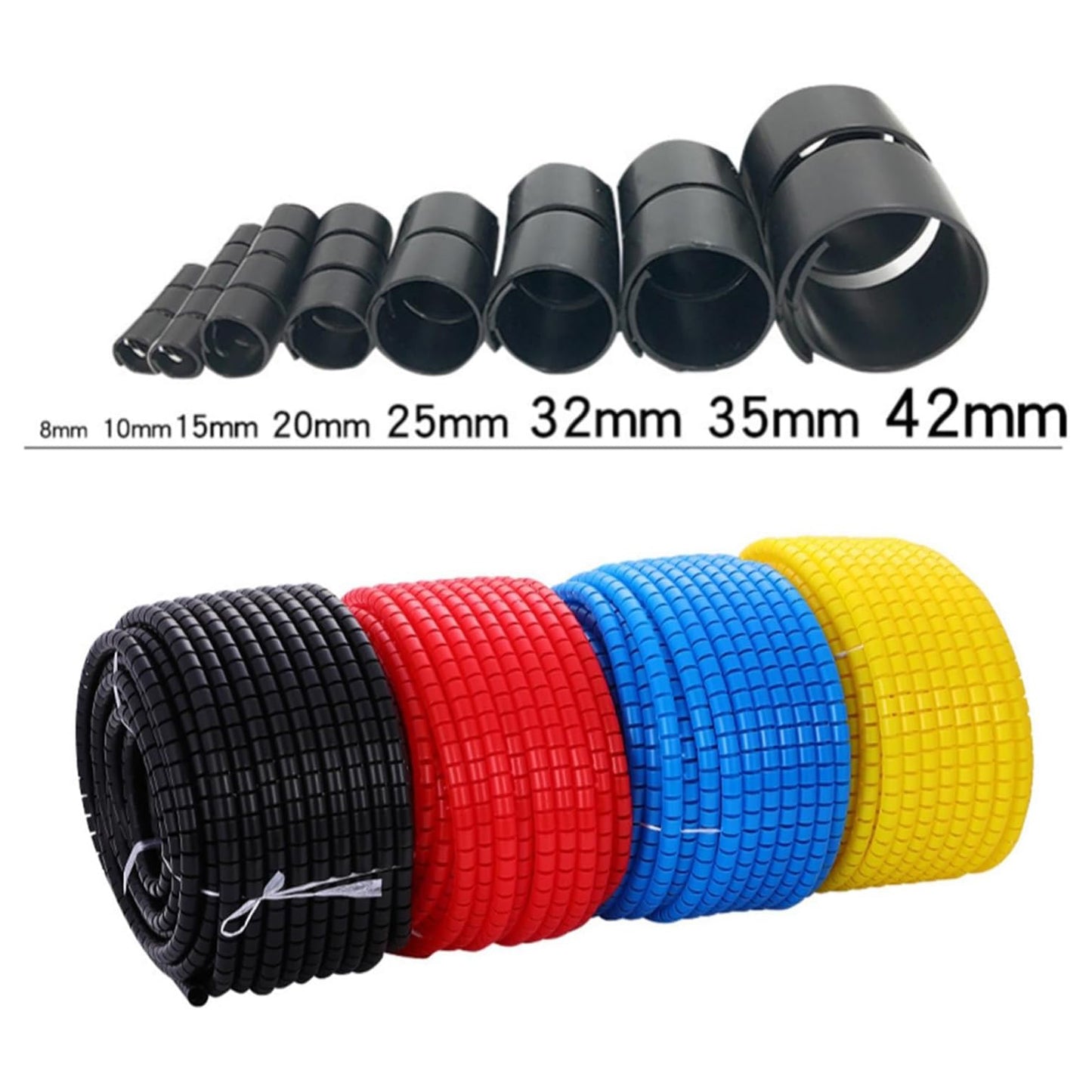 Spiral Cable Protector – Flexible Wire Management Sleeve for Cable Protection and Insulation