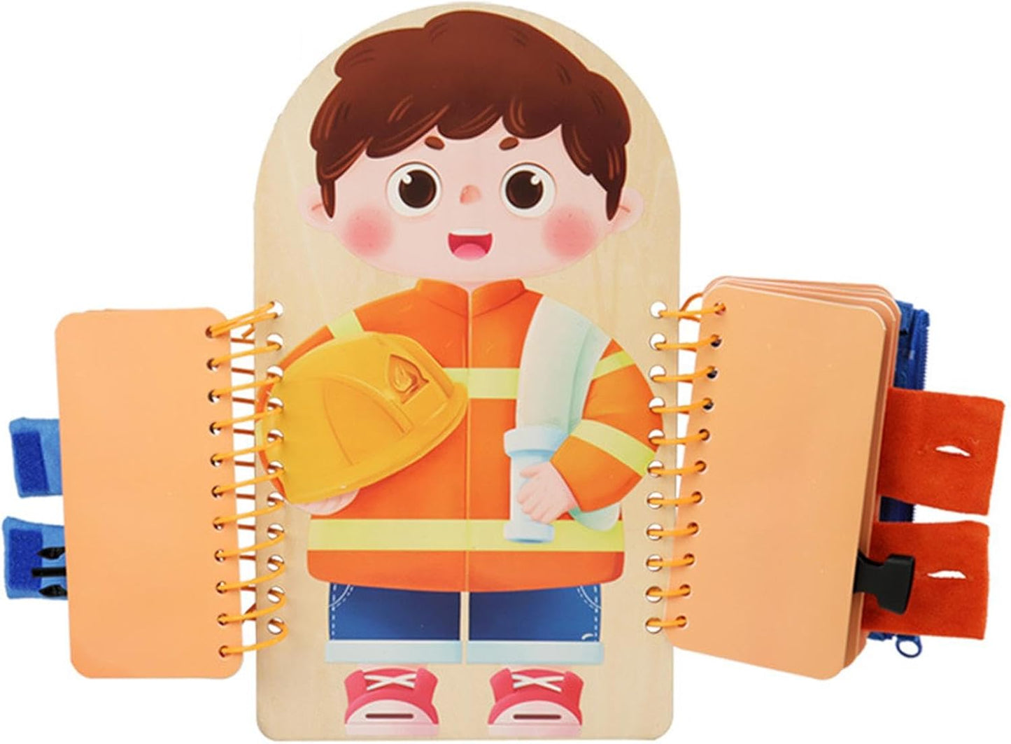 Multi-layer Wooden Busy Board – Montessori Early Education Sensory Toy for Toddlers