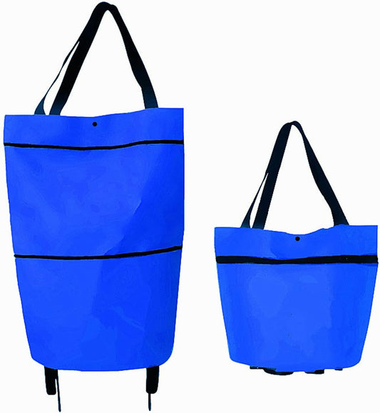 Foldable Shopping Cart Bag – Large Capacity, Multi-Functional, Telescopic, Reusable & Portable