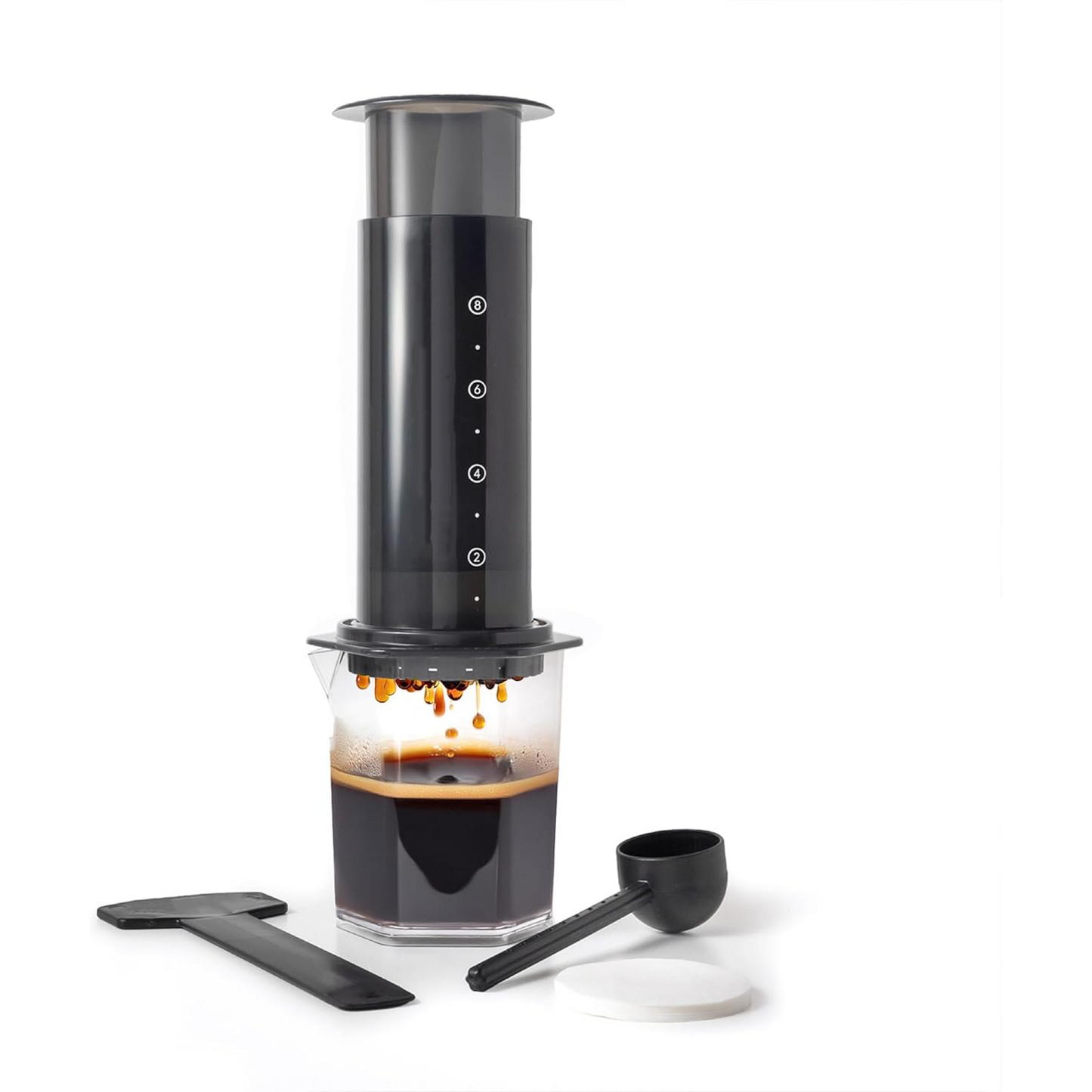 Clear Coffee Maker – 3-in-1 French Press, Pour-Over & Espresso