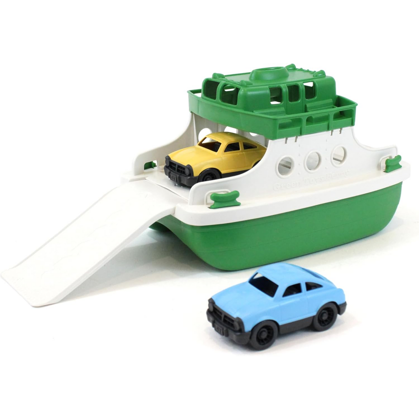 Amazon Basics Ferry Boat Bath Toy with 2 Mini Cars