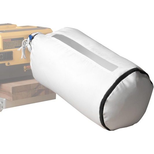 Dust Collection Bag with 4-Inch Keyed Hose Clamp – 30 Micron Filter for Planers & Collectors