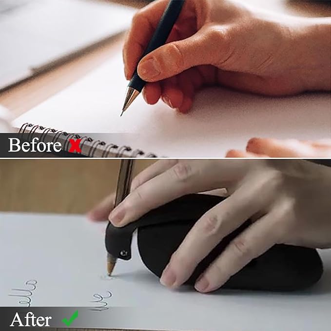 Ergonomic Writing & Drawing Aid Device – Tremor Support for Weak Grip & Limited Hand Mobility | Ambidextrous Stability Enhancer