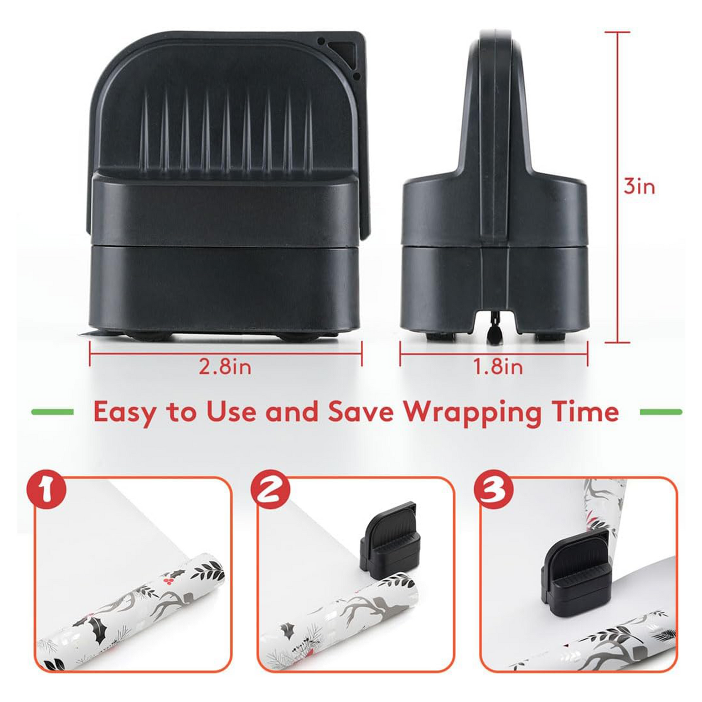 2Pcs Wrapping Paper Cutter