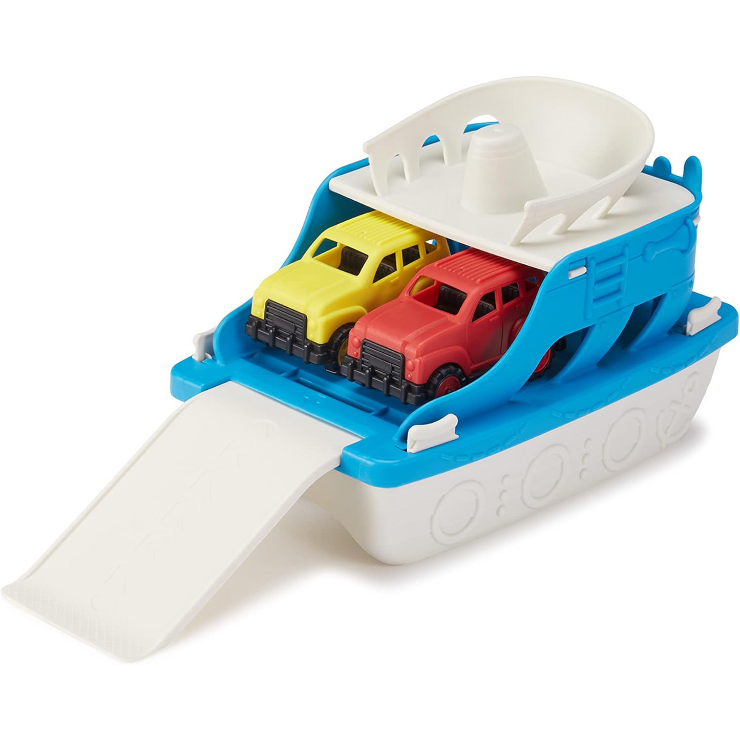 Amazon Basics Ferry Boat Bath Toy with 2 Mini Cars