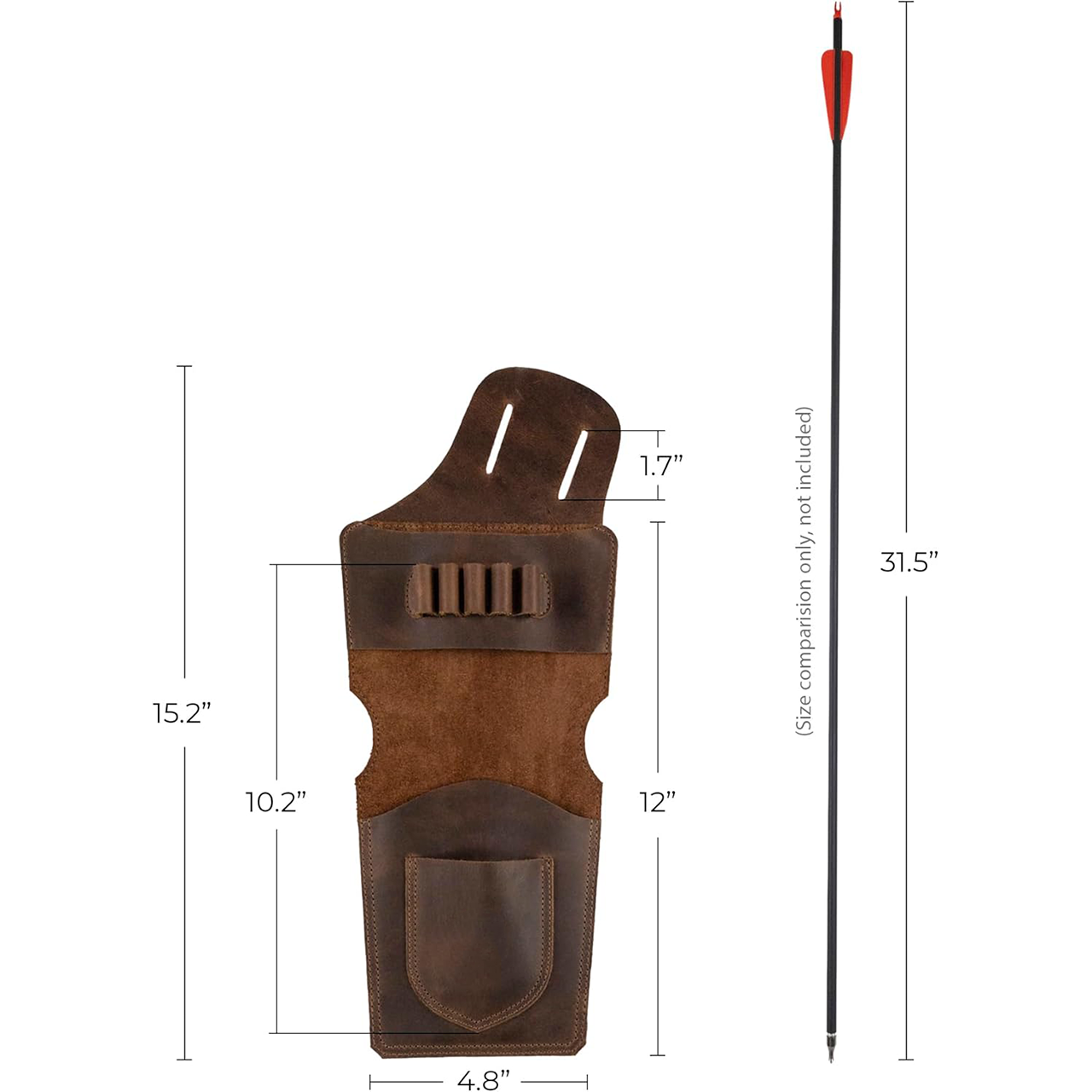 Archery Bow Carrier with Arrow Slots
