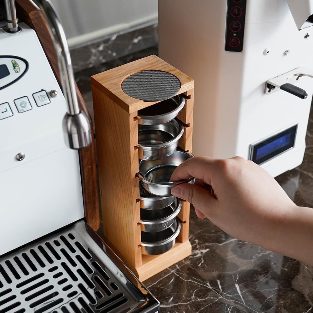 Espresso Filter Basket Rack – Keep Your Coffee Station Organized and Efficient
