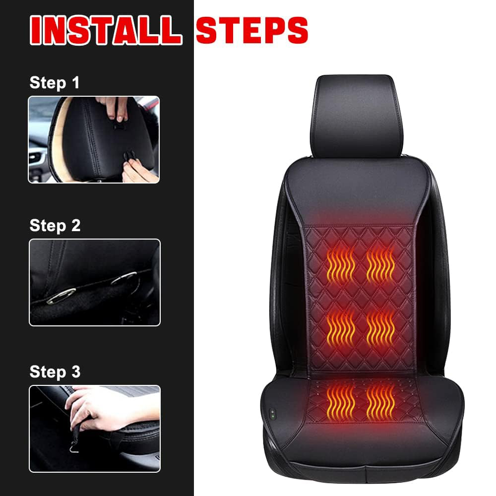 Universal Car Seat Cushion – Comfortable Full Back Support for Winter Comfort