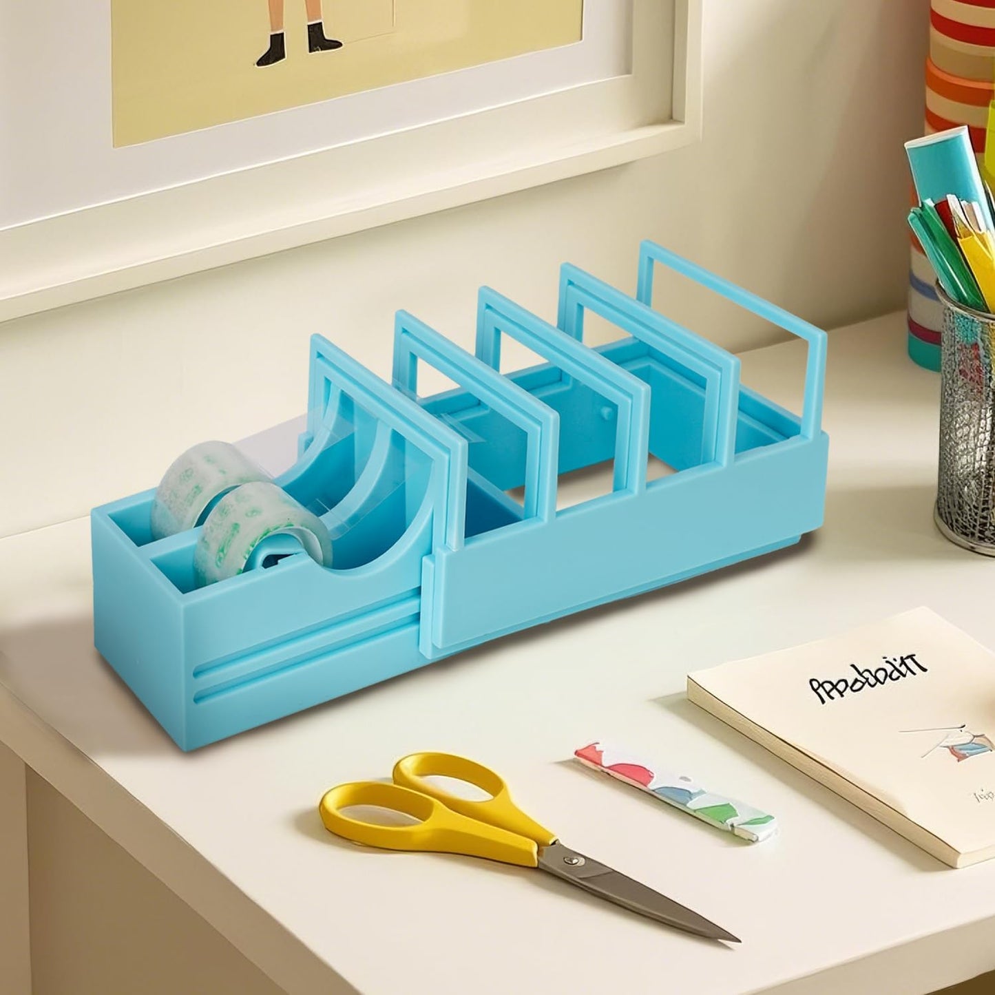 Tape Dispenser | Compact Multi-Functional Tape Holder