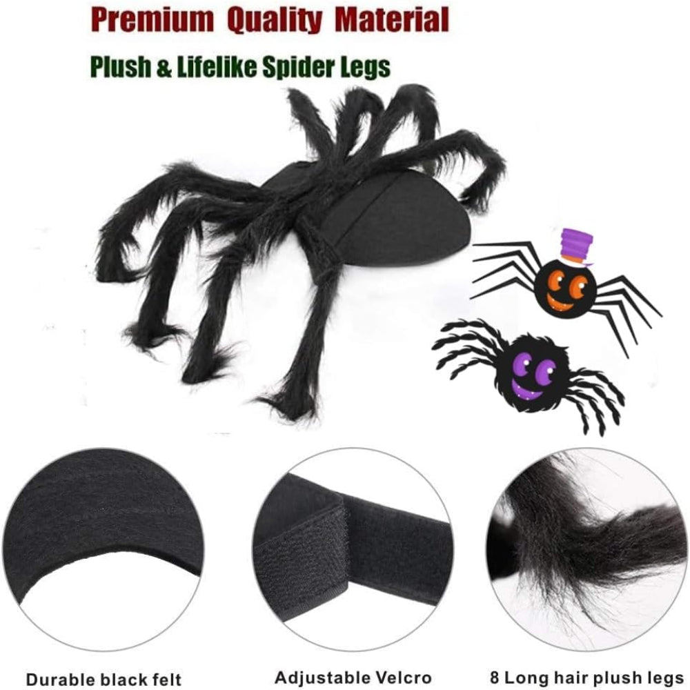Spider Dog Costume for Halloween – Adjustable & Realistic Spider Outfit for Pets