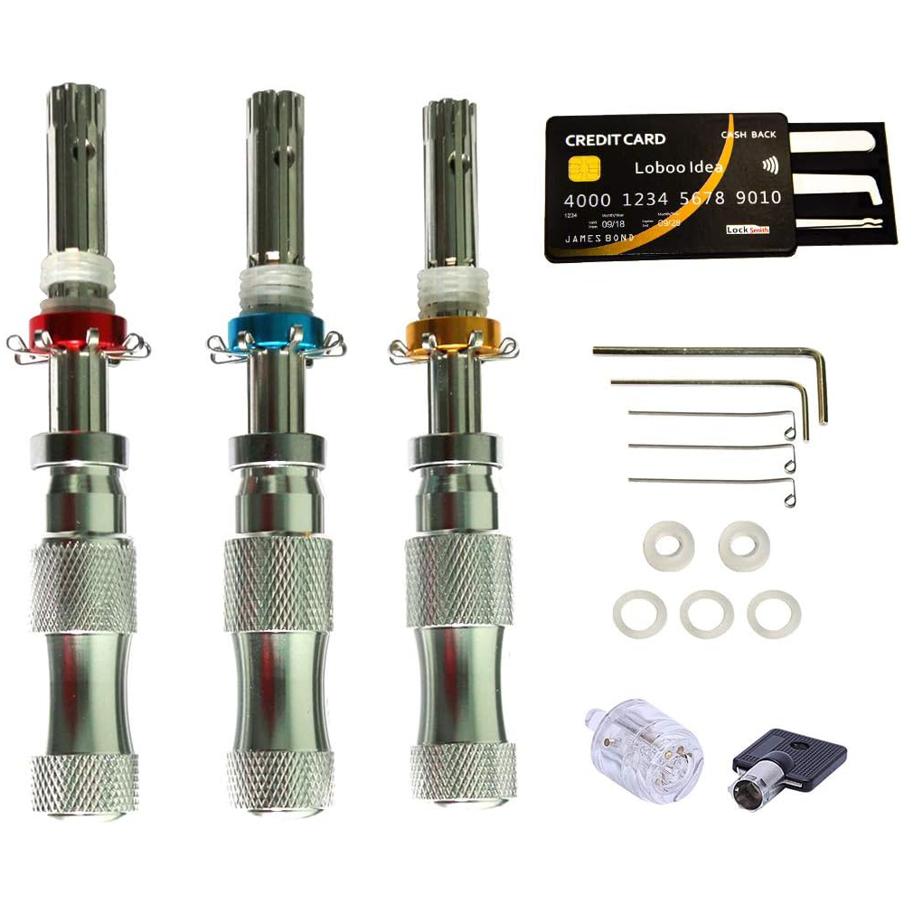 Tubular Lock Pick Set with Practice Lock