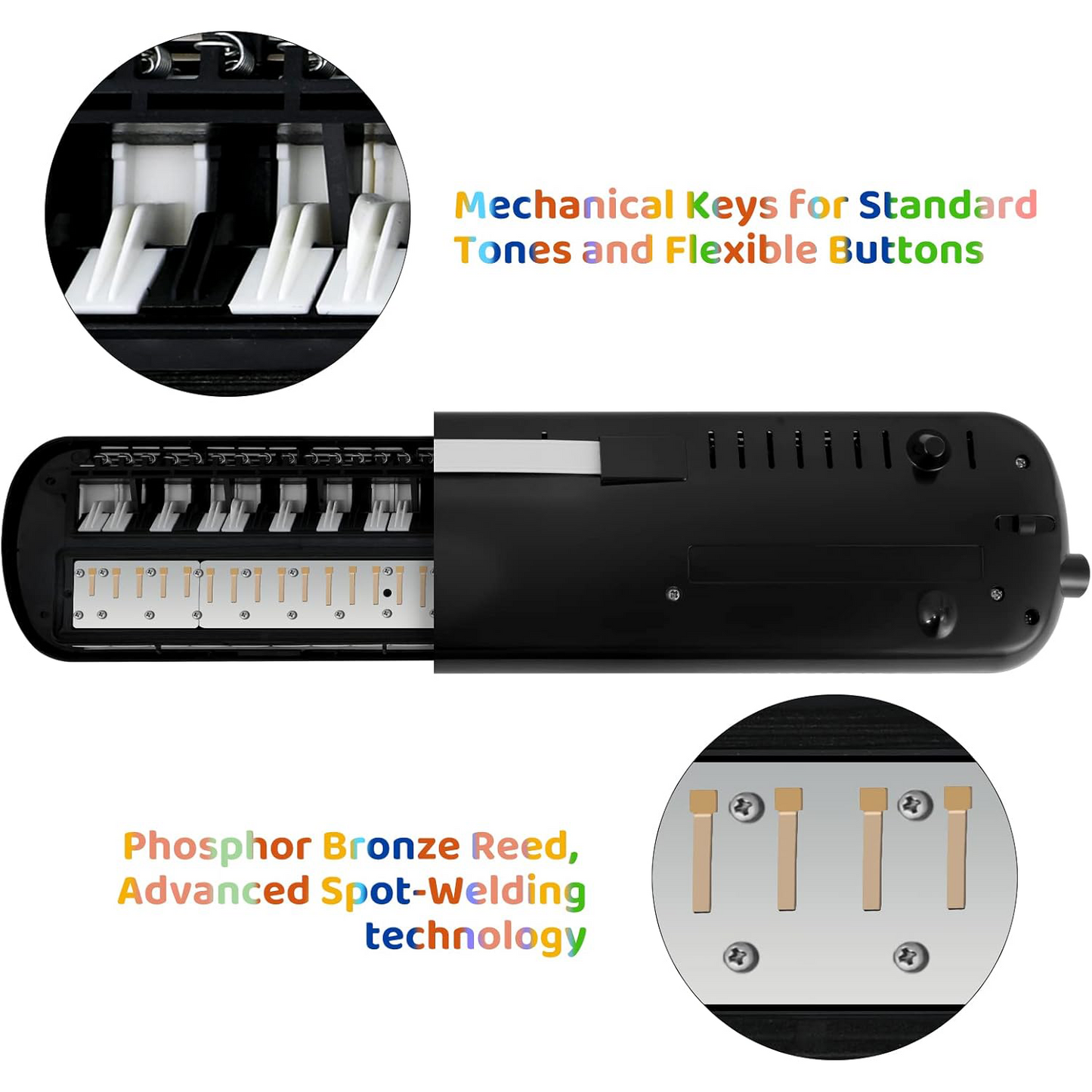 32-Key Melodica – Easy-to-Play Air Piano with Carrying Case