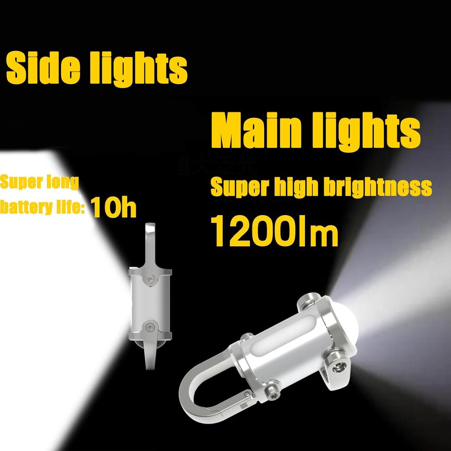 Mini Flashlight Keychain – 3-in-1 Emergency LED Flashlight, Power Bank & Keychain Light