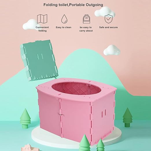 Portable Baby Potty – Foldable Lightweight Toddler Toilet