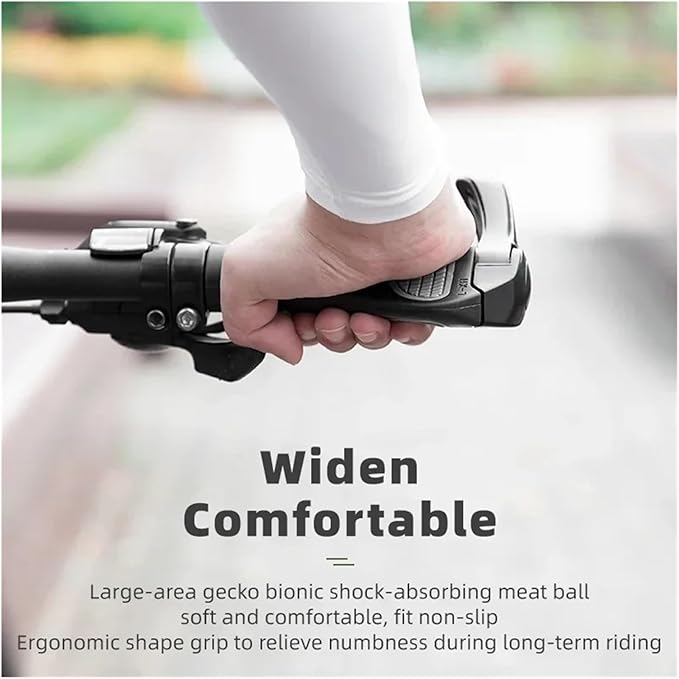 Bike Handlebar Grips with Support Stand – Ergonomic Non-Slip Design for Road & Mountain Cycling