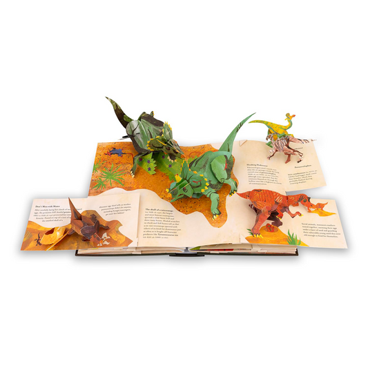 Encyclopedia Prehistorica Dinosaurs Pop-Up – Stunning 3D Dinosaur Adventure Book for Ages 6-8