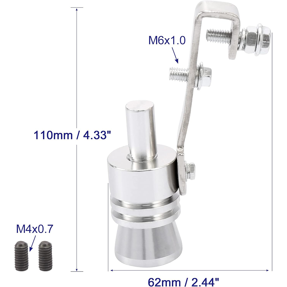 Universal Car Size  Sound Whistle Muffler Exhaust Pipe Auto Blow