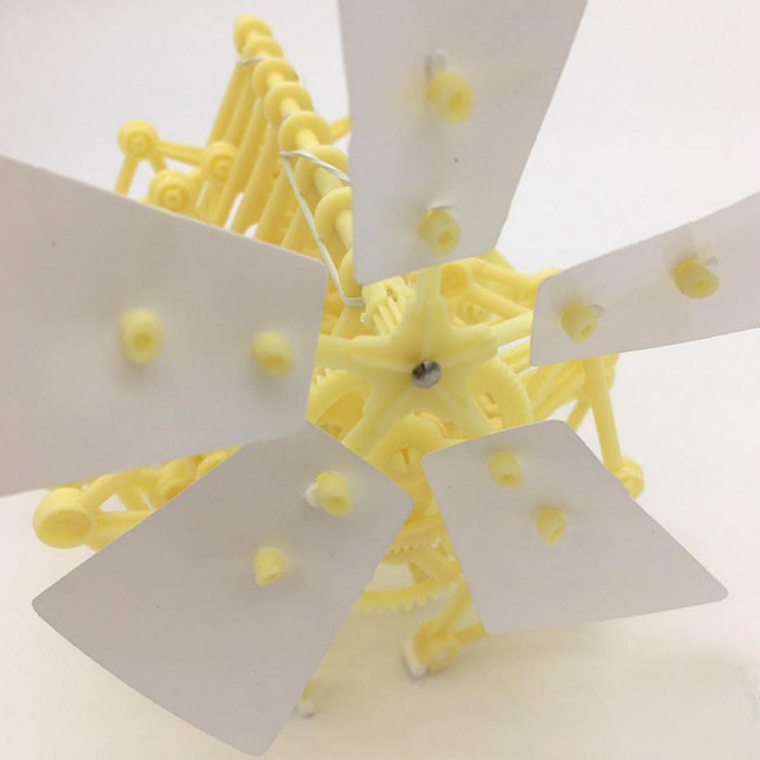 Mini Beach Strandbeest Model Kit – Wind-powered Walking DIY Robot Toy for Kids