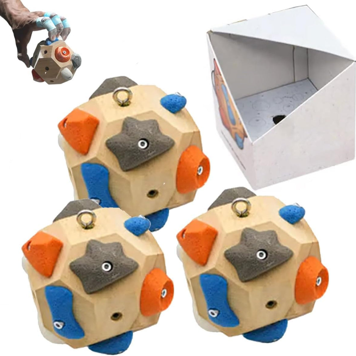 Boulder Block – Tactile Finger Climbing Game for Strength & Fun