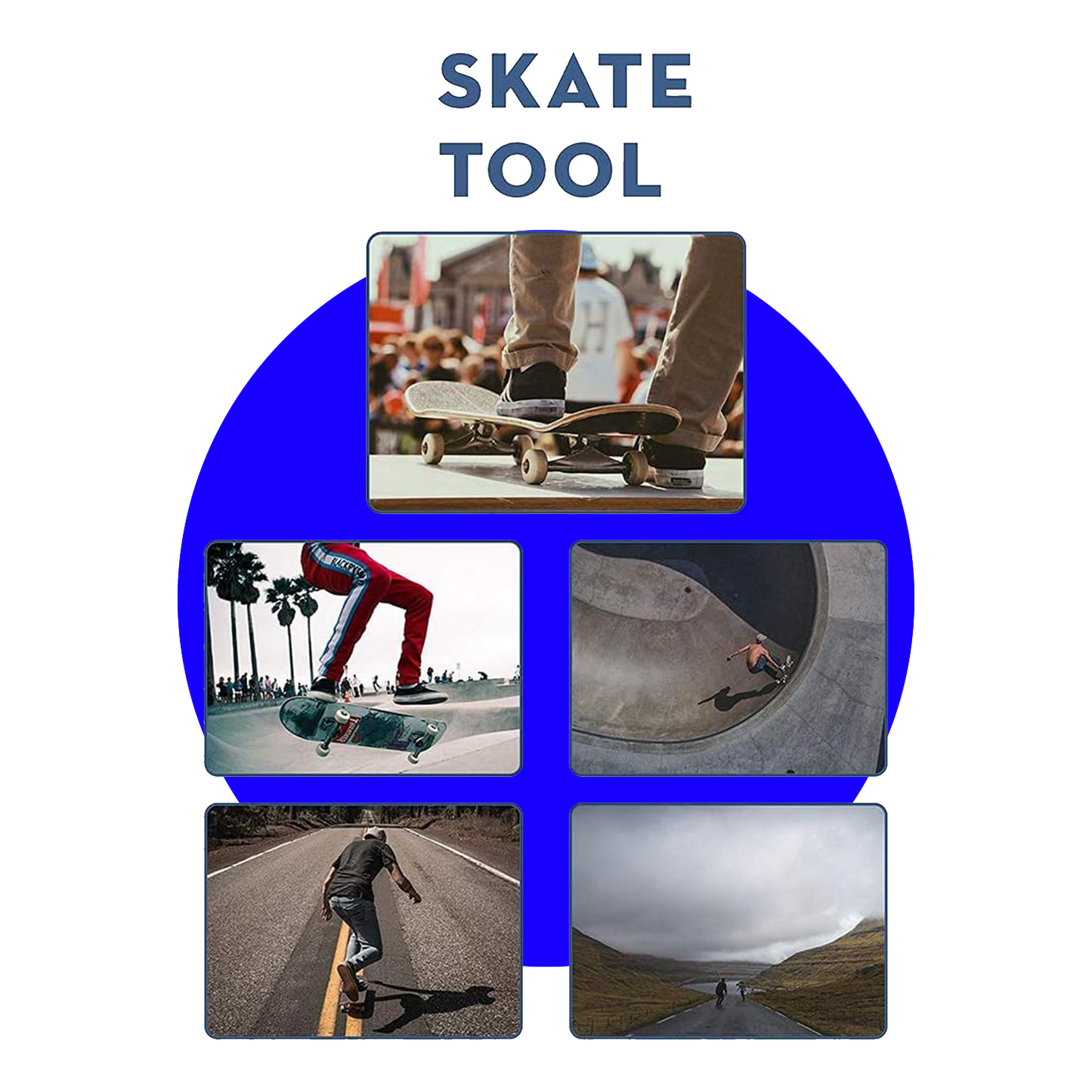 The most complete set of skateboard tools