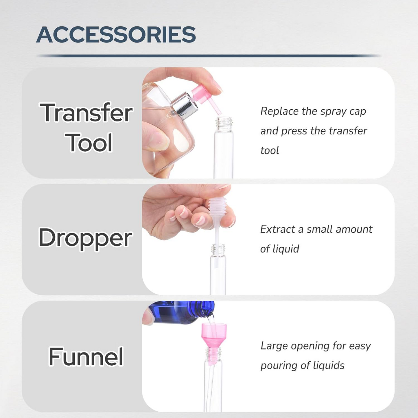 Refillable Travel Perfume Atomizer – Mini Spray Bottle for Cologne & Samples