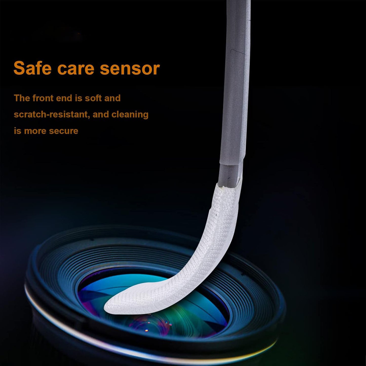 Full-Frame Camera Cleaning Kit – 12 Sensor Cleaning Swabs + 10ml Cleaning Solution