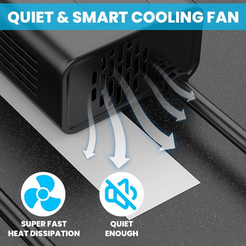 200W Car Power Inverter – 4 USB Fast Charging Ports