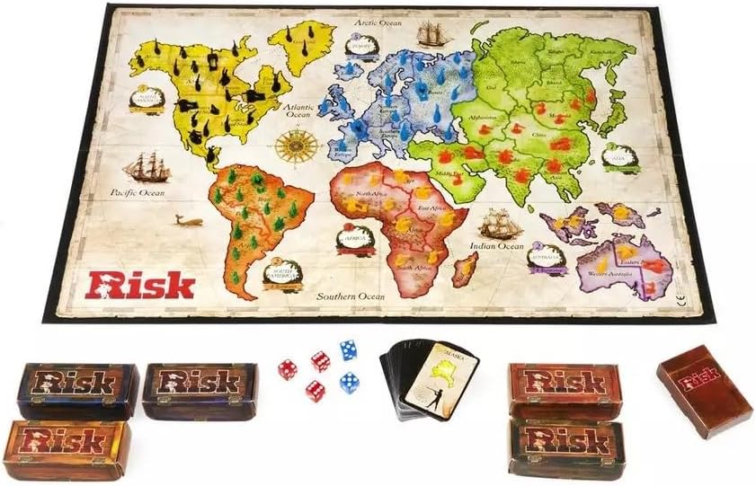 Strategy Board Game – Conquer the World with Updated Figures & War Crates