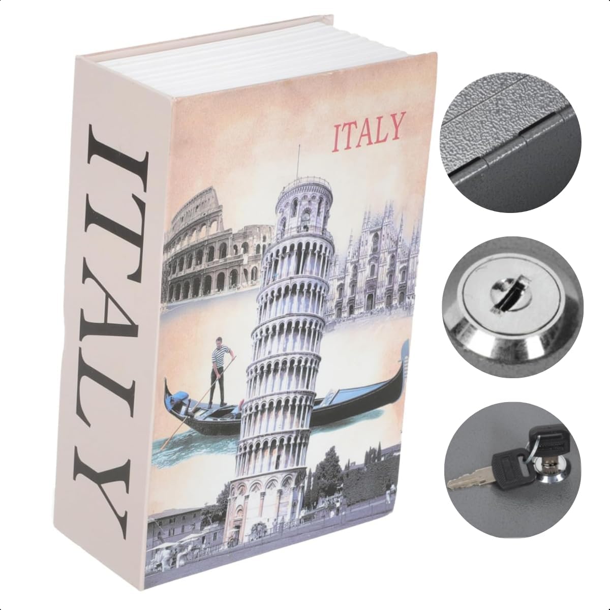 Dictionary Coin Bank with Combination Lock – Mini Book-Shaped Safe for Secure & Secret Storage