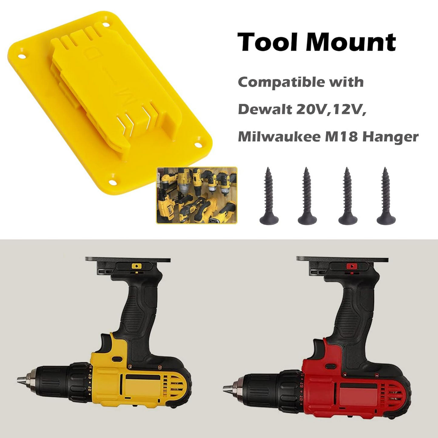 compatible with Dewalt 20V tool holder