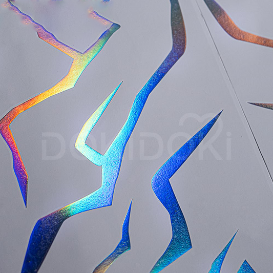 Anime Laser Temporary Tattoos – Holographic Cosplay Stickers