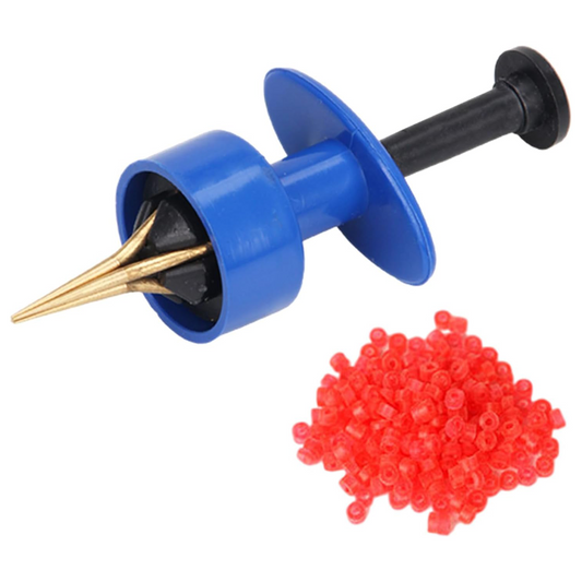 Pellet Bait Band Tool Kit – Includes Bands, Pellet Baits, Banding Tool & Rubber Bands for Fishing Efficiency