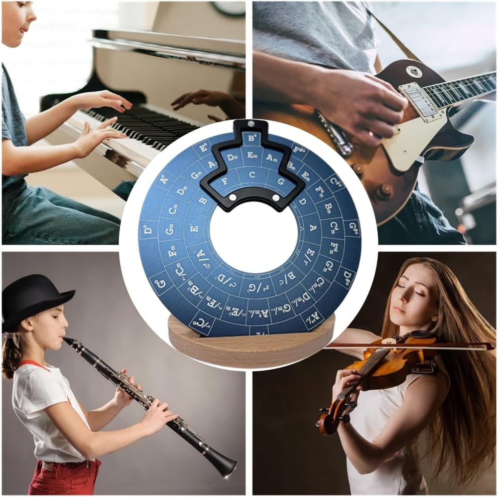 Circle of Fifths Metal Music Tool – Includes Guitar Chord Chart