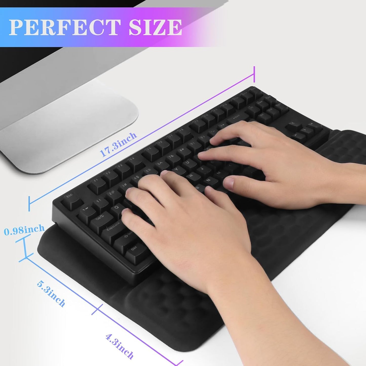 Ergonomic Keyboard Stand with Wrist Rest – Adjustable Typing Support for Home & Office
