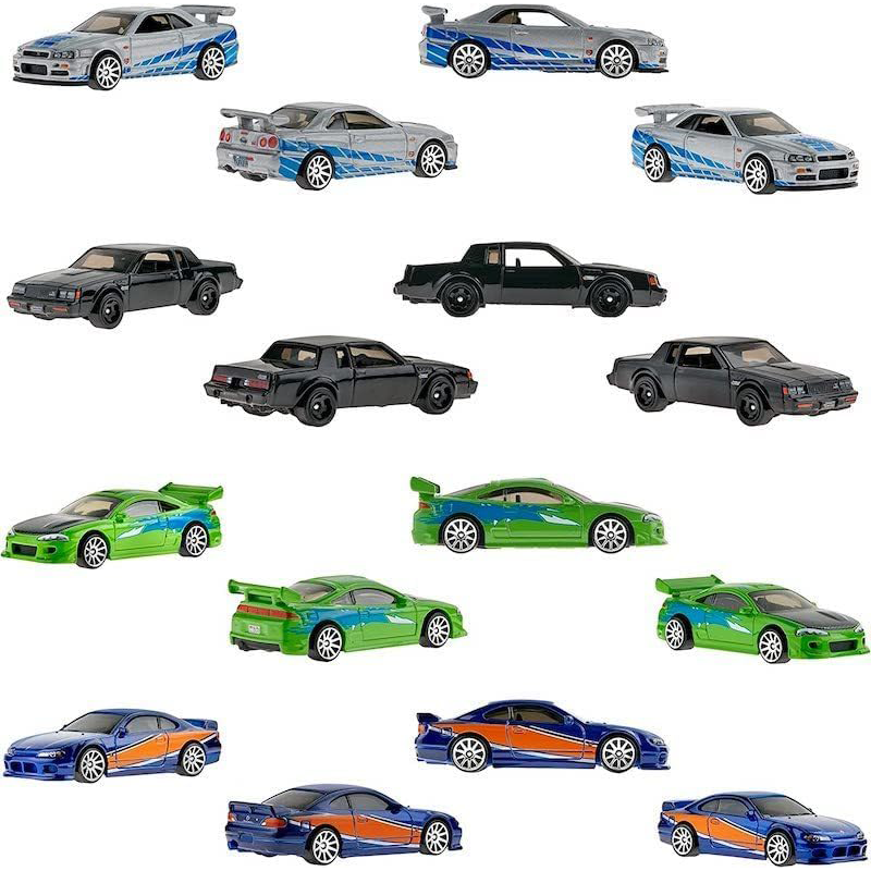 Fast & Furious Die-Cast Car Set – 10-Piece 1:64 Scale Collection with Exclusive Models