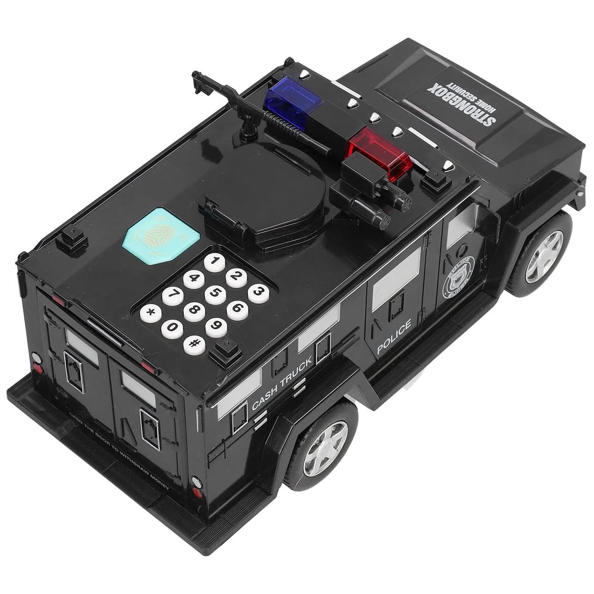 Armored Car Piggy Bank – Cool Password Toy Bank for Kids