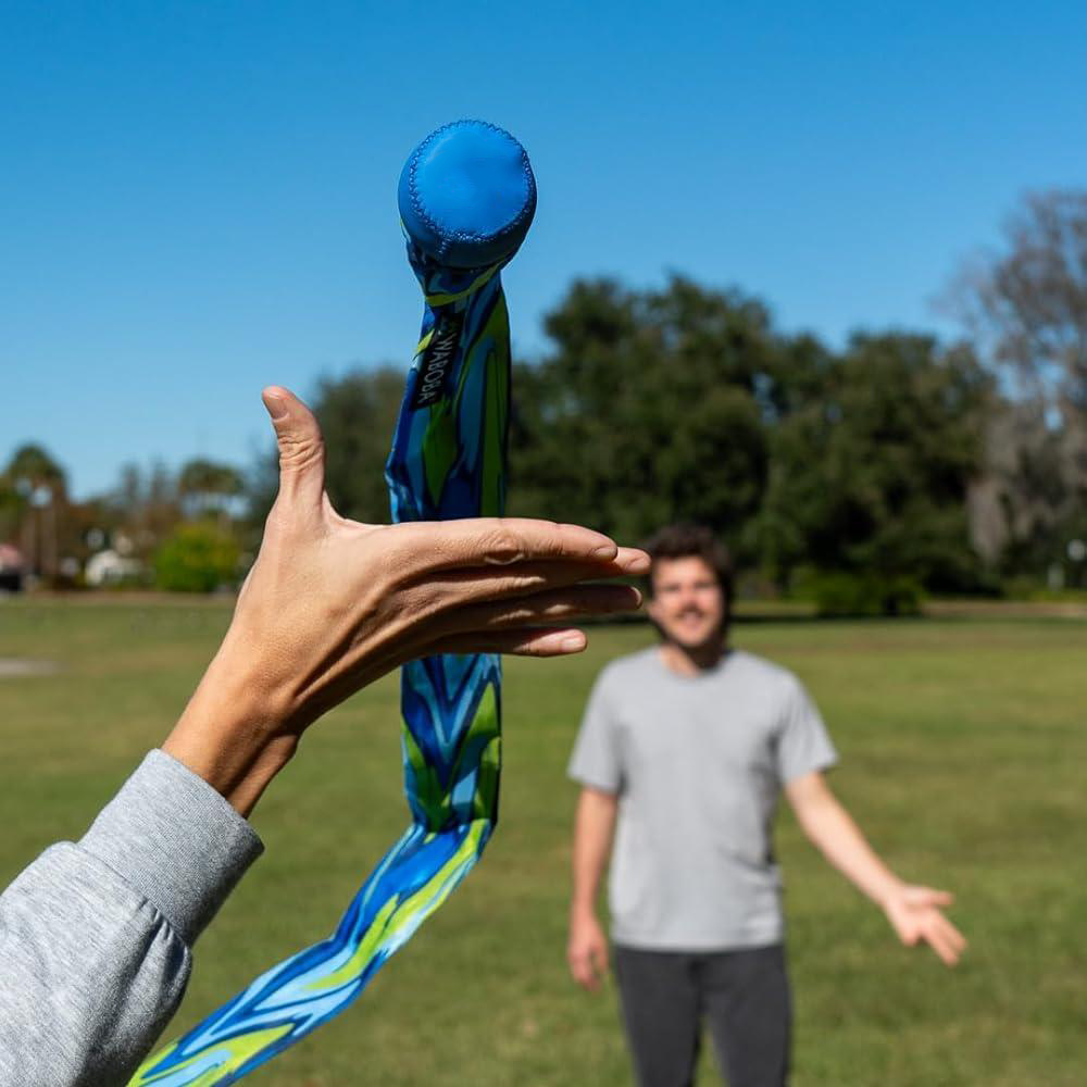 Tailball – Fun Throw & Catch Toy with Colorful Fabric Tail