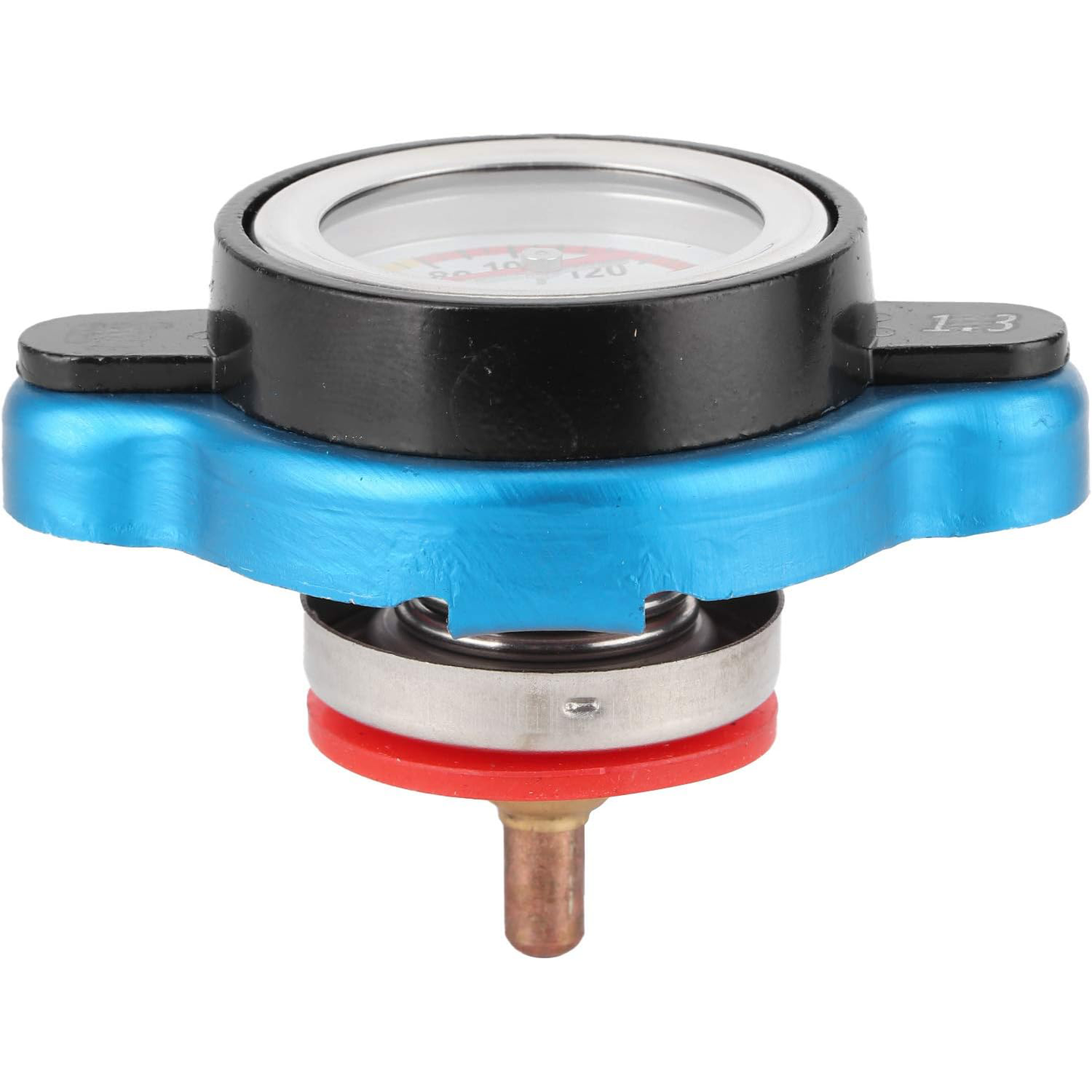 Thermostatic Radiator Cap with Thermometer – Leak-Proof Aluminum Alloy