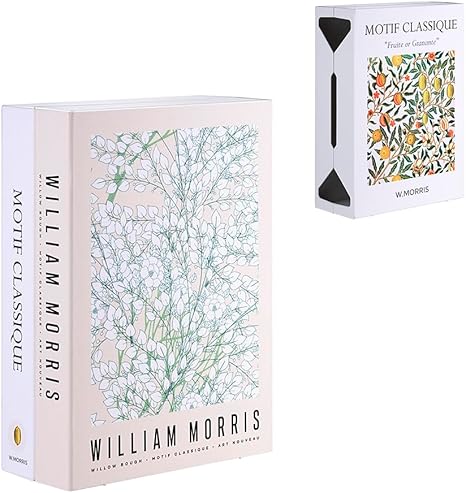 Book-Shaped Decorative Cable Management Box – Expandable Design | Magnetic Closure, Ideal for Home & Office