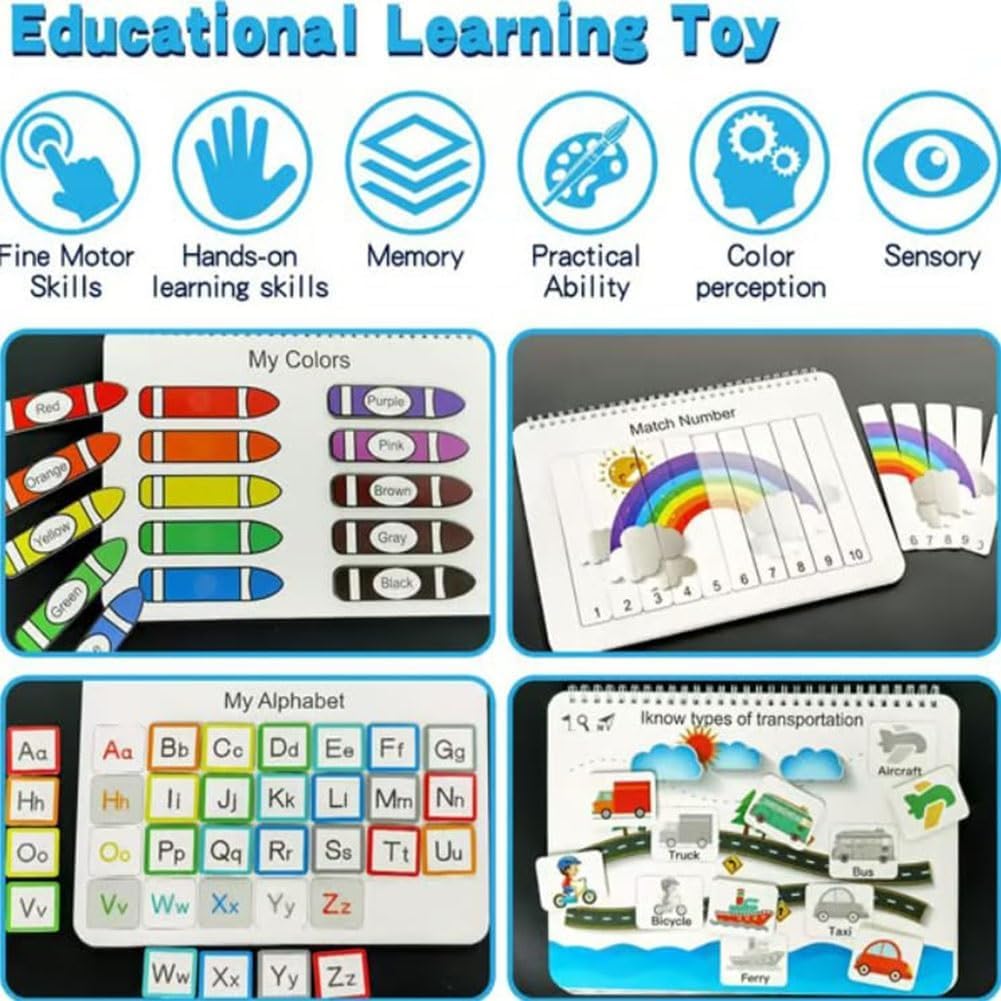 My Preschool Busy Book – Fun & Educational Activity Book (Ages 2-4)