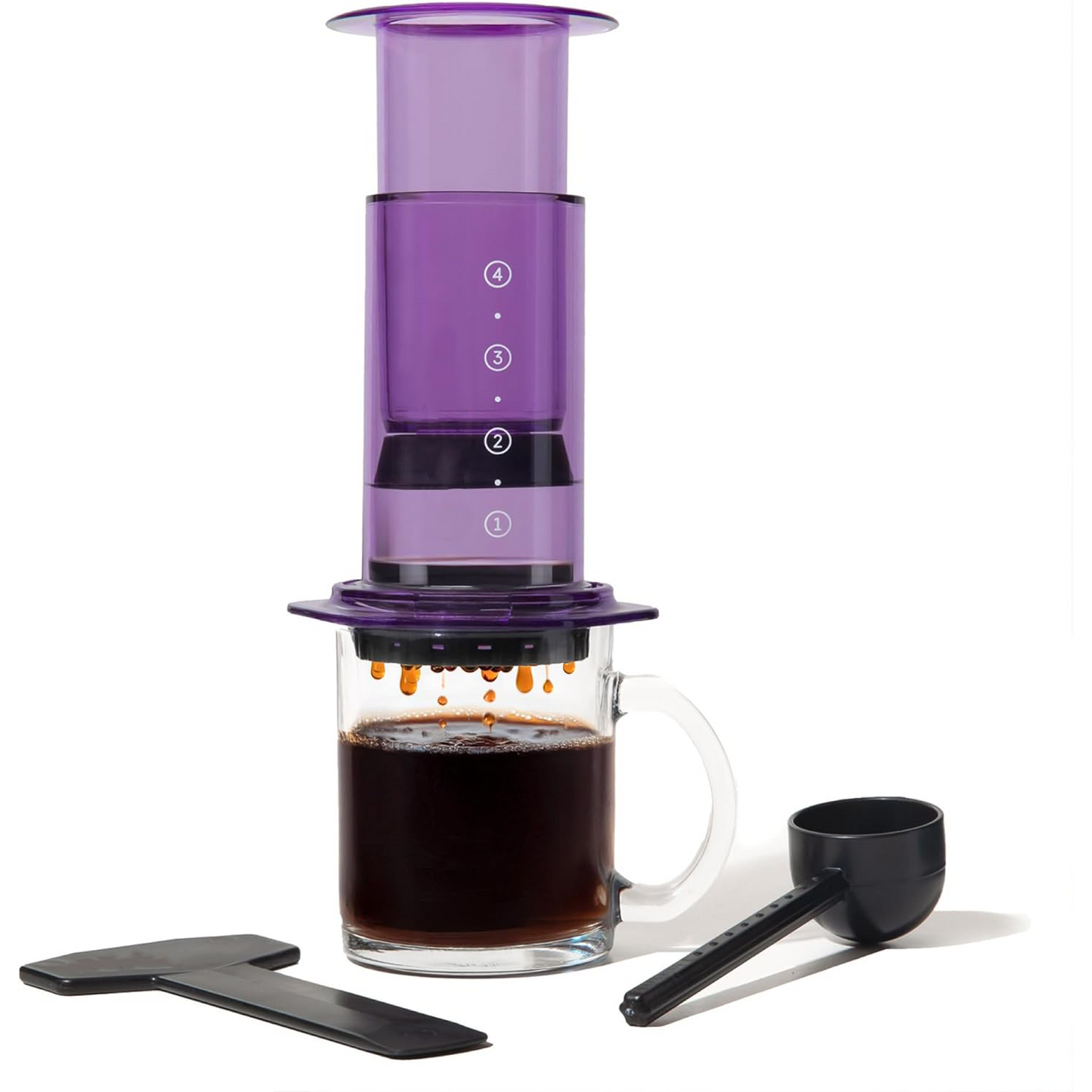 Clear Coffee Maker – 3-in-1 French Press, Pour-Over & Espresso