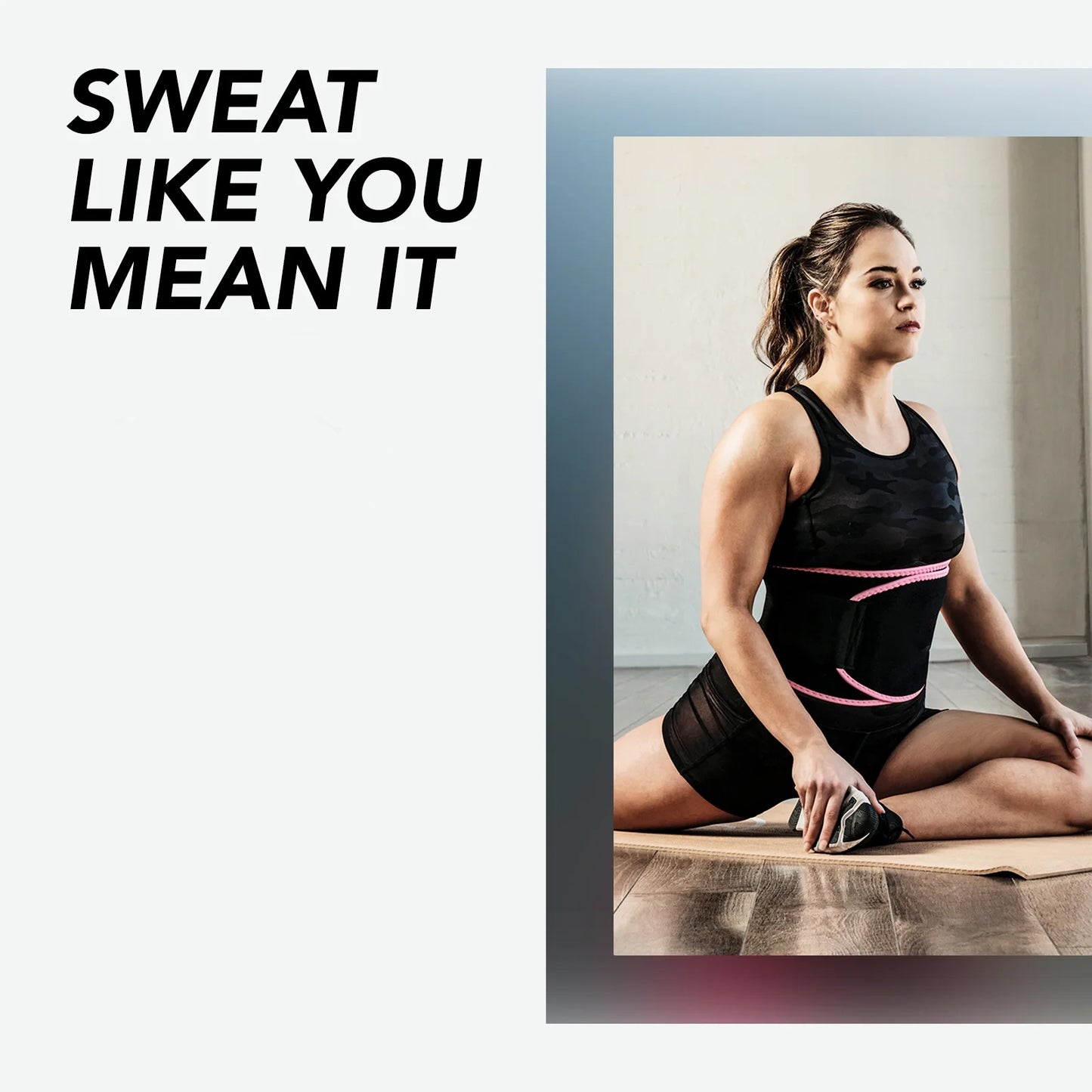 Unisex Premium Waist Trimmer – Fitness Sweat Belt for Cardio, Circuit Training & HIIT